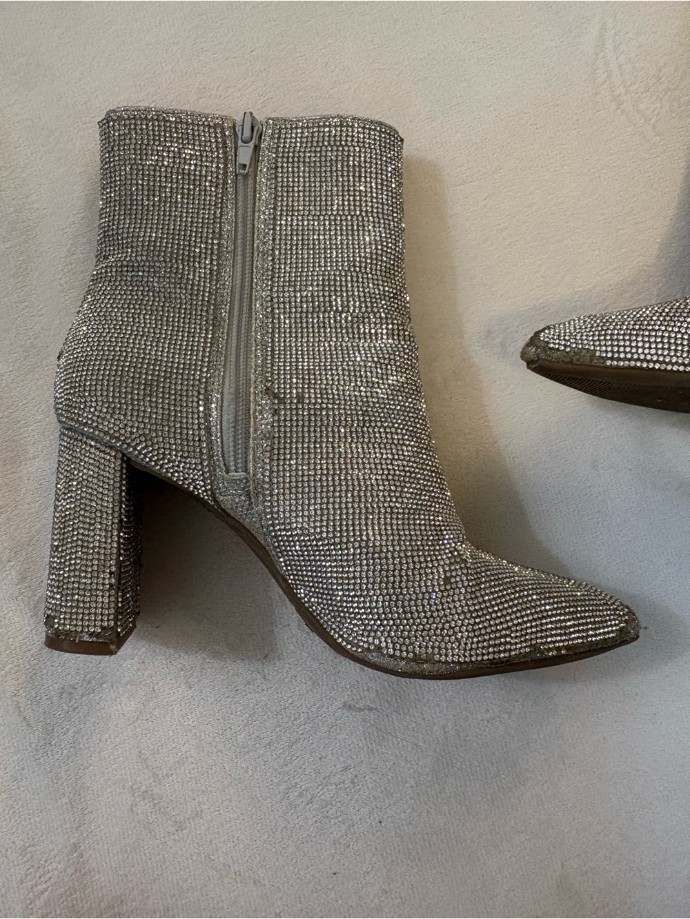 INC rhinestone ankle boots - Picture 2 of 7